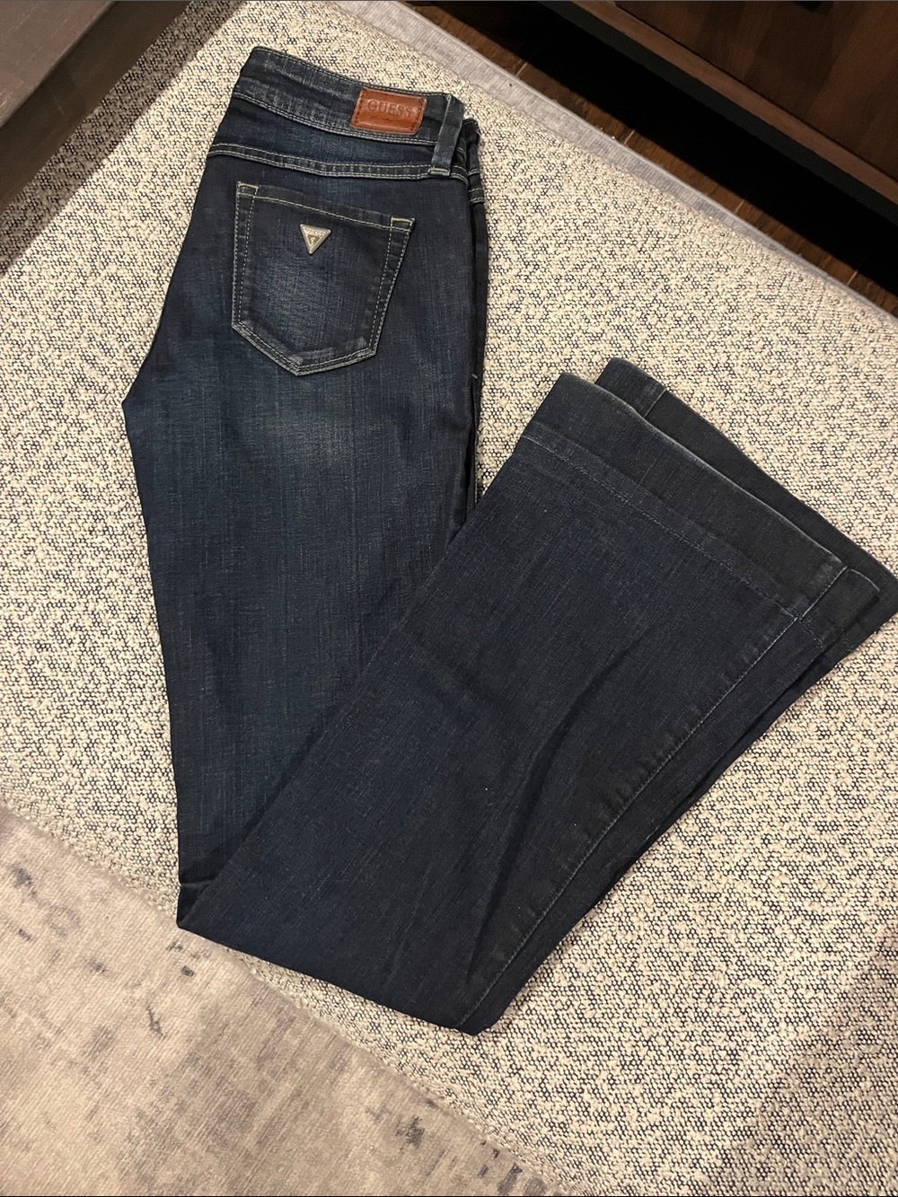 GUESS Dark Indigo flare Jeans for Women